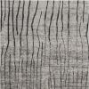 Gray & Black Abstract Power Loom Area Rug – Modern Contemporary Accent | Multiple Sizes