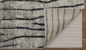Gray & Black Abstract Power Loom Area Rug – Modern Contemporary Accent | Multiple Sizes