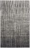 Gray & Black Abstract Power Loom Area Rug – Modern Contemporary Accent | Multiple Sizes
