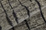 Gray & Black Abstract Power Loom Area Rug – Modern Contemporary Accent | Multiple Sizes
