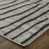 Gray & Black Abstract Power Loom Area Rug – Modern Contemporary Accent | Multiple Sizes