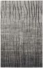 Gray & Black Abstract Power Loom Area Rug – Modern Contemporary Accent | Multiple Sizes