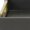 16" Faux Shagreen Serving Tray With Gold Handles – Available in 6 Colors