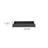 16" Faux Shagreen Serving Tray With Gold Handles – Available in 6 Colors