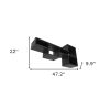 Wood Wall Mounted Cubby Shelf – Modern Storage Accent