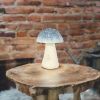 Cast Iron Mushroom Tabletop Sculpture – Rustic Boho Accent