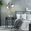 64" 3-Light LED Floor Lamp – Adjustable Shades with Foot Switch