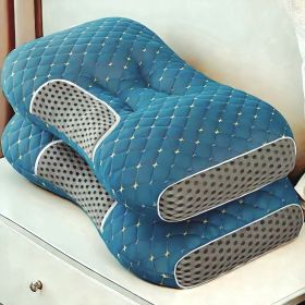 YBZ 3D Knitted Cotton Massage Pillow 2pack (Option: Atrovirens)