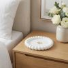 Resin Marbleized Round Trinket Tray – Handmade Decorative Catchall