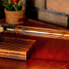 Steampunk Industrial Pipe Table Lamp with Edison Bulb, 15 Inch (Antique Copper or Black Iron)