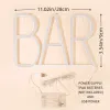 BAR LED Neon Sign – Warm, Blue & Pink Accent Light