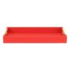 16" Faux Shagreen Serving Tray With Gold Handles – Available in 6 Colors