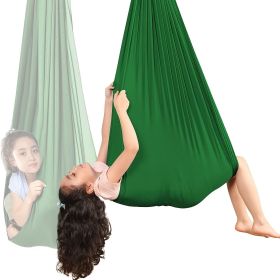 1pc Indoor Therapy Sensory Swing For Kids; Outdoor Room Adjustable Fabric Hammock For Children Teens Autism; ADHD; Aspergers; Sensory Integration (Color: Gray)