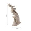 Nordic Abstract Resin Sculptures – Gold or Sandstone Finish