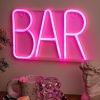 BAR LED Neon Sign – Warm, Blue & Pink Accent Light
