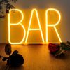 BAR LED Neon Sign – Warm, Blue & Pink Accent Light