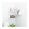 Wall Corner Shelf Sonoma Oak 15.7"X15.7"X19.7" Engineered Wood 1Ps 807229