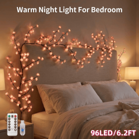 LED Tree Branch Lights for Wall (Size: 96LED/6.2FT)