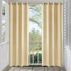 50inch Luxury Nylon Outdoor Curtains with Waterproof Velcro Closures. High-End Sunscreen Curtains for Patios, Balconies, and Patios.