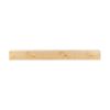 Fireplace Mantel, 72" x 8" x 5", 50 lbs Weight Capacity, Natural Wood Mantel for Over Fireplace, Wall Mounted Floating Farmhouse Shelf