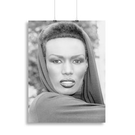 Grace Jones in style Canvas Print or Poster (type: Standard Framed Canvas Print, size: 16" x 12" / 42cm x 30cm (approx))