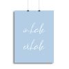 Inhale Exhale No3 Canvas Print or Poster