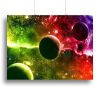 Nebula Stars and Planets Canvas Print or Poster