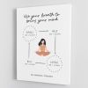 Box Breathe Yoga Canvas Print or Poster