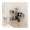 Wall Corner Shelf Sonoma Oak 15.7"X15.7"X19.7" Engineered Wood 1Ps 807229