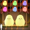 Cute Pear Glow Silicone Night Light