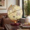 Modern Decorative Tabletop Earth Globe – Gold, Silver, Bronze, or Blue