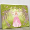 Charming princess a fantastic wood Canvas Print or Poster