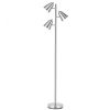 64" 3-Light LED Floor Lamp – Adjustable Shades with Foot Switch