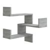 Wall Corner Shelf Sonoma Oak 15.7"X15.7"X19.7" Engineered Wood 1Ps 807229