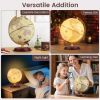Modern Decorative Tabletop Earth Globe – Gold, Silver, Bronze, or Blue