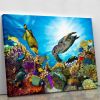 Colorful coral reef Canvas Print or Poster