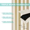 50inch Luxury Nylon Outdoor Curtains with Waterproof Velcro Closures. High-End Sunscreen Curtains for Patios, Balconies, and Patios.